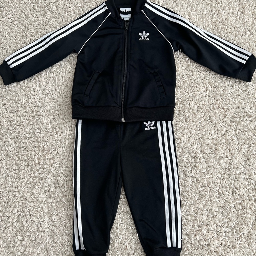 Toddler Adidas Track suit, like new, 18 months